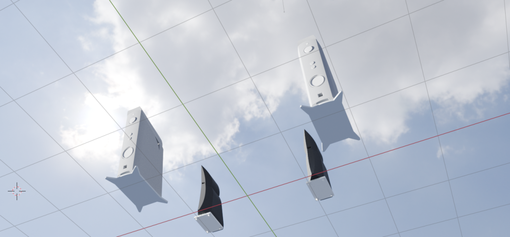 Project ENA Anemos High End Loudspeaker Accuton beryllium drivers 3d design