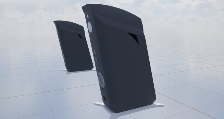 Project ENA Noema luxury ultra high end loudspeaker flagship 3d design